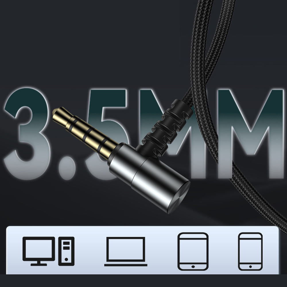 YESIDO YH40 3,5 mm stik med ledningsforbundne hovedtelefoner HiFi lyd Musik øretelefoner med mikrofon YESIDO YH40 3,5 mm stik med ledningsforbundne hovedtelefoner HiFi lyd Musik øretelefoner med mikrofon